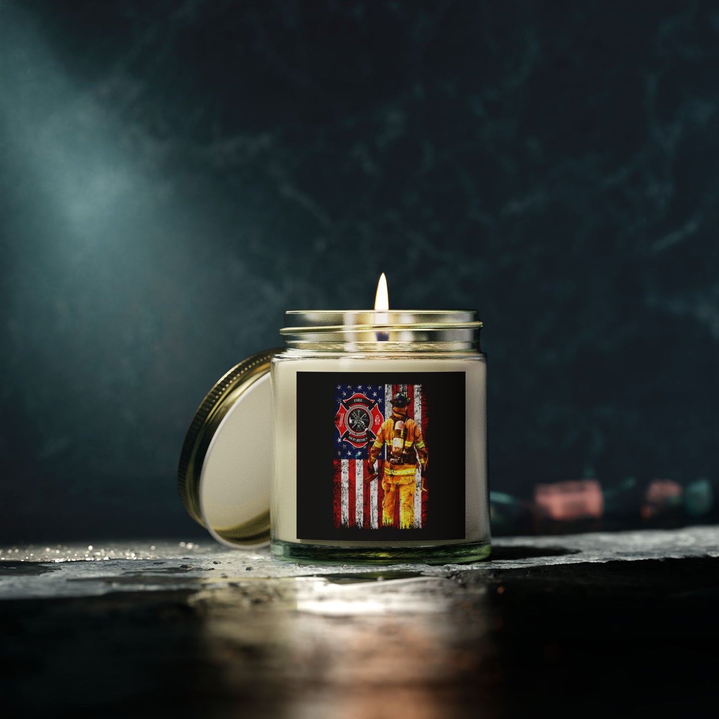 Fire Fighter Scented Candle