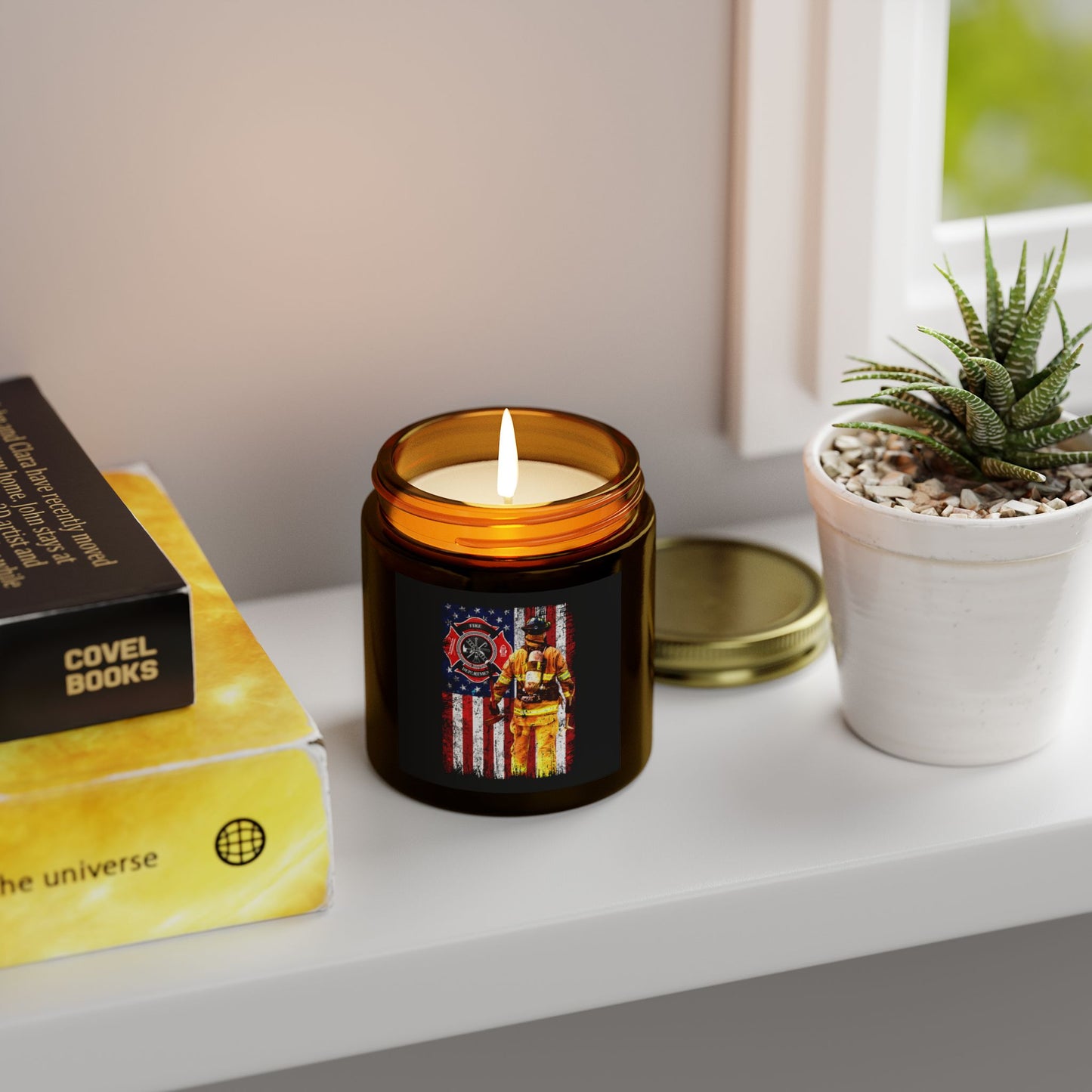 Fire Fighter Scented Candle