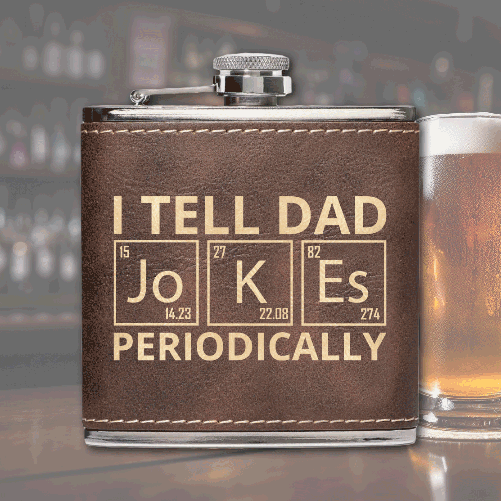dad, flask, fathers day, gift, drinkware, leather