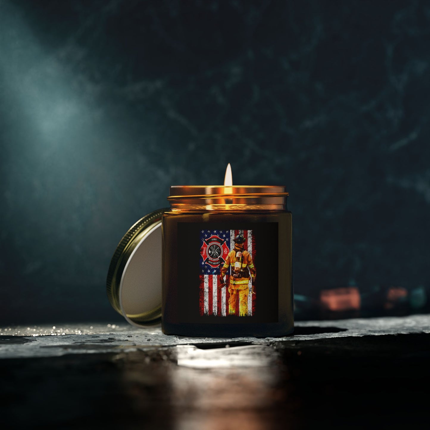 Fire Fighter Scented Candle