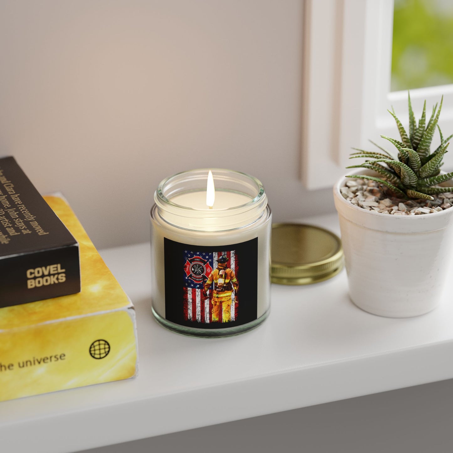 Fire Fighter Scented Candle