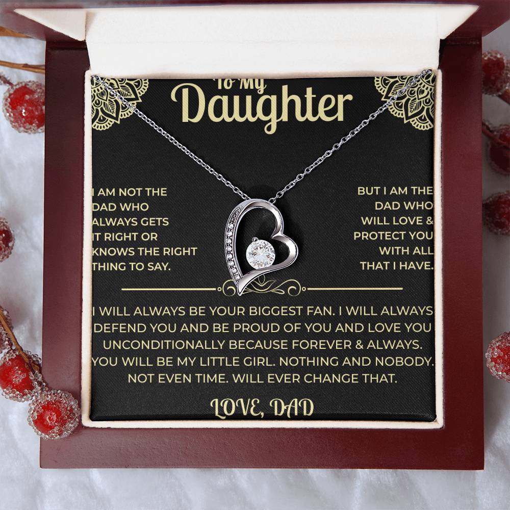 To My Daughter - Forever Love Necklace