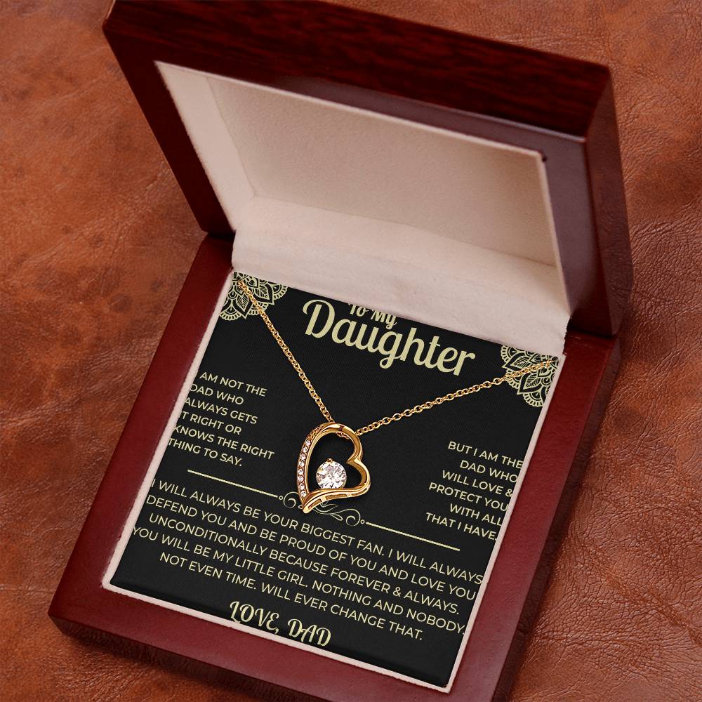 To My Daughter - Forever Love Necklace