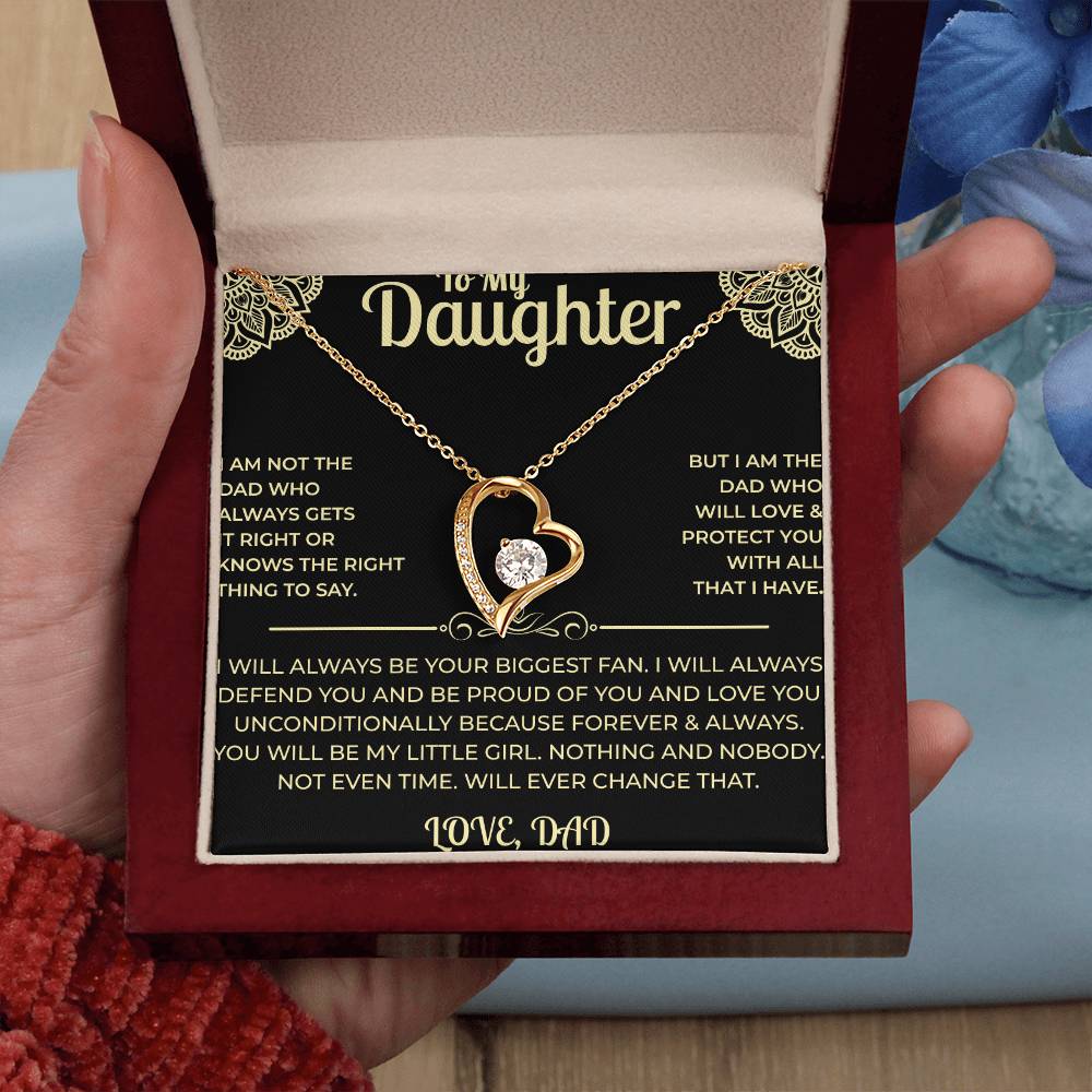 To My Daughter - Forever Love Necklace
