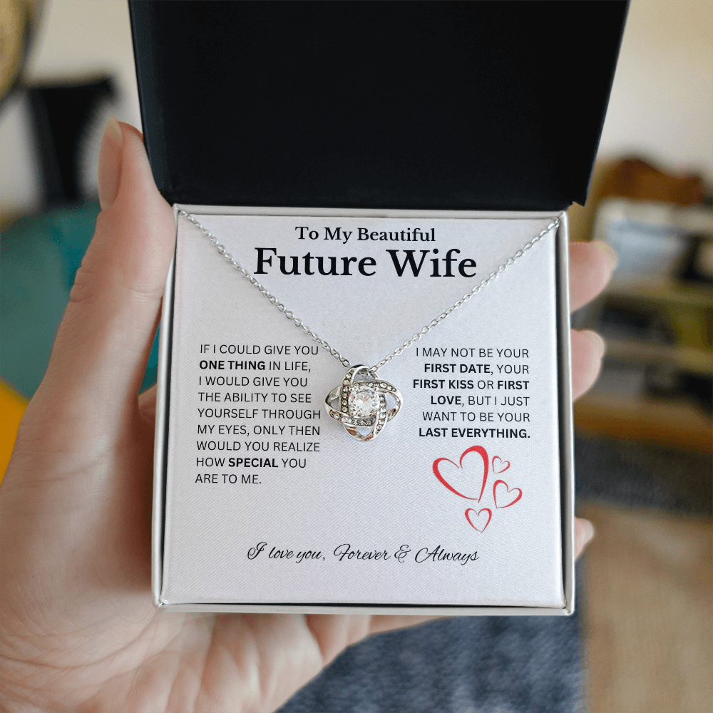 Soulmate, Necklace, Love knot, gift, mothers day, wife, heart, love, future wife, fiance