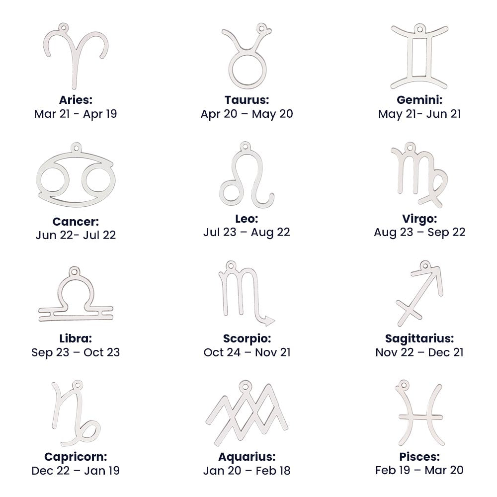 To My Daughter - Zodiac Sign Necklace