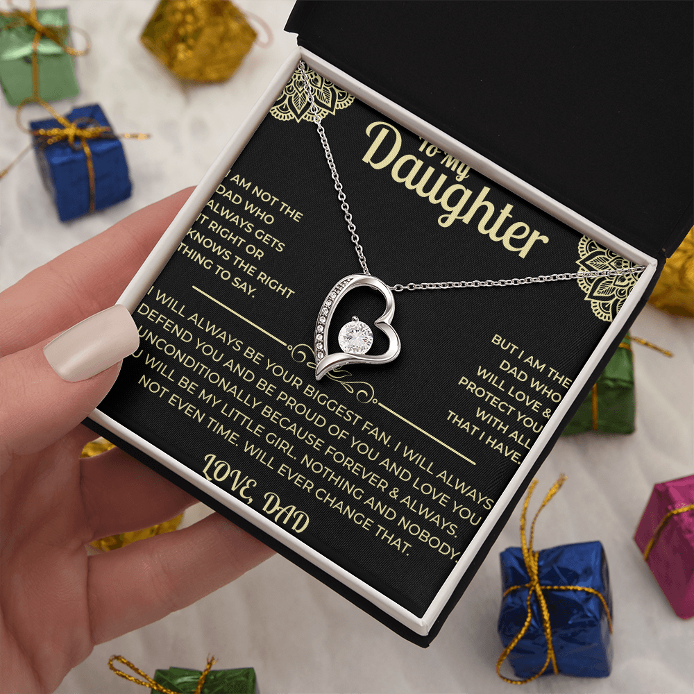To My Daughter - Forever Love Necklace