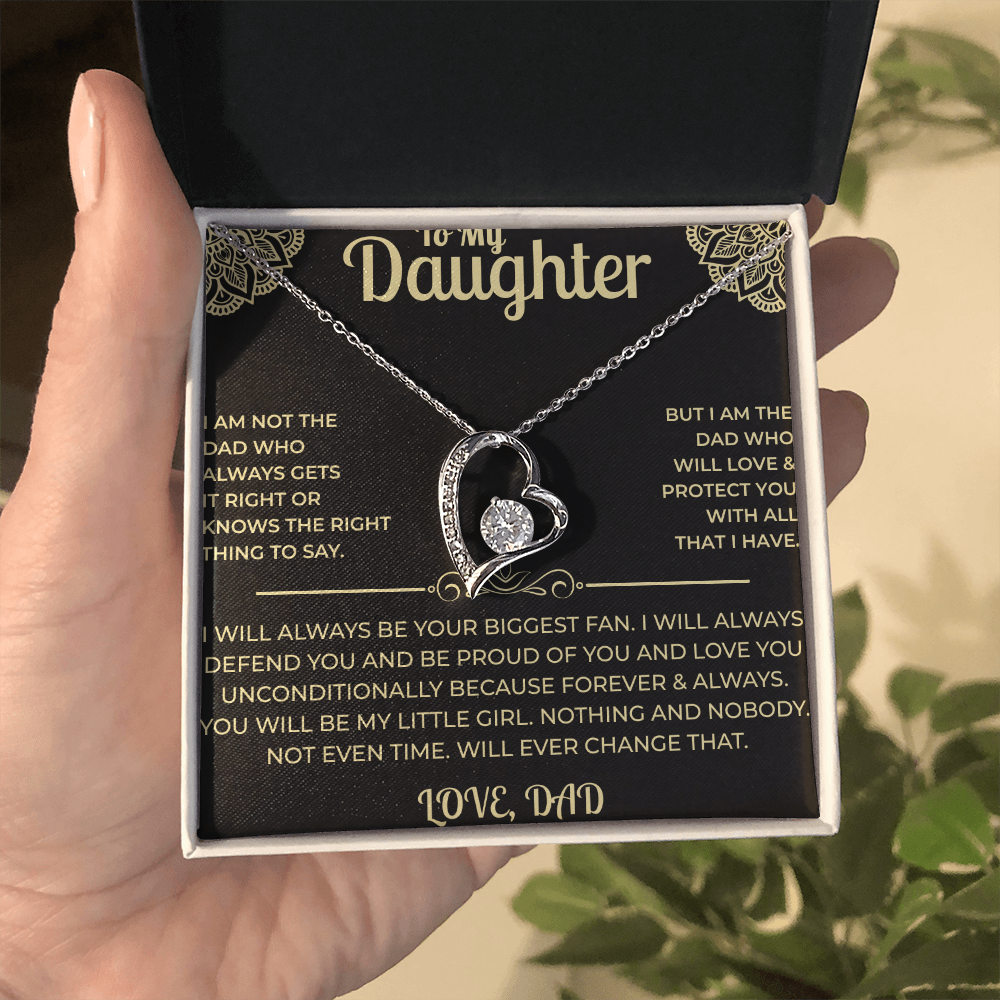 To My Daughter - Forever Love Necklace