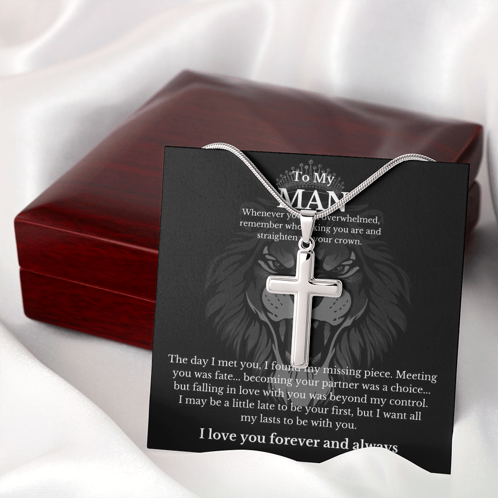 My Man - Cross Necklace