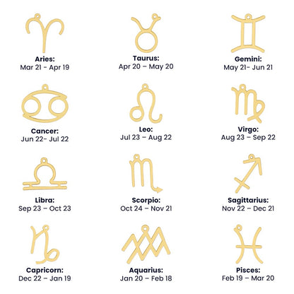 To My Daughter - Zodiac Sign Necklace