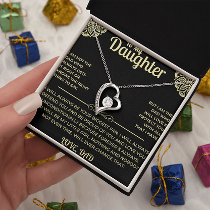 To My Daughter - Forever Love Necklace