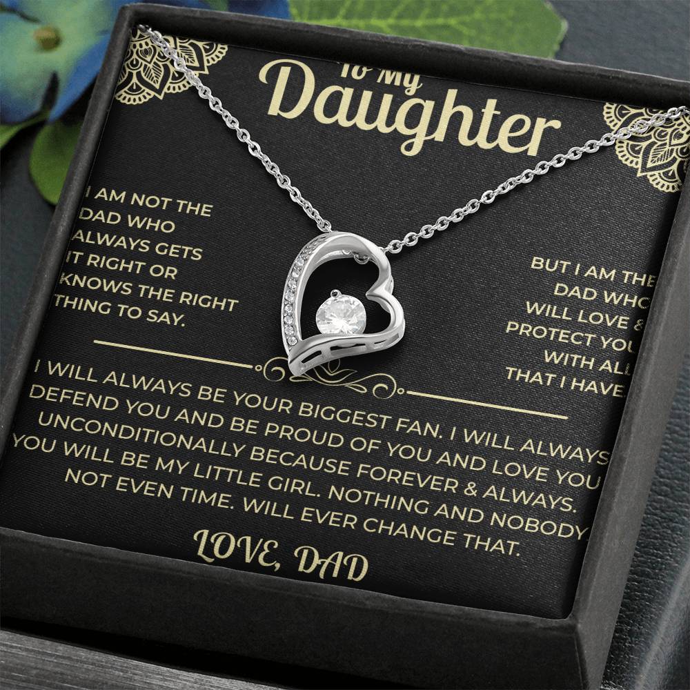 To My Daughter - Forever Love Necklace
