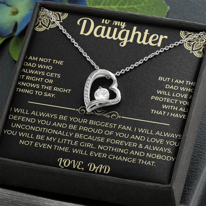 To My Daughter - Forever Love Necklace