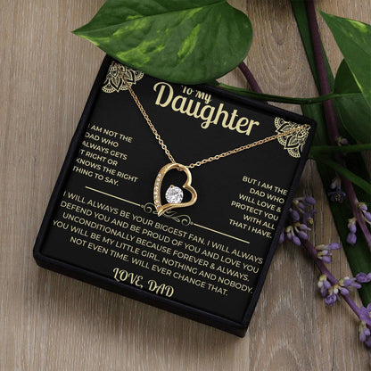 To My Daughter - Forever Love Necklace